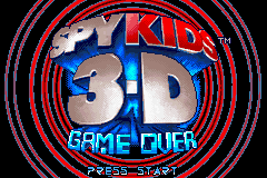 Spy Kids 3-D - Game Over Title Screen